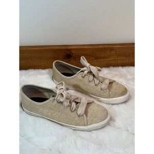 Sperry’s Top Sider Girls Shoes Gold Glittery Size 2.5